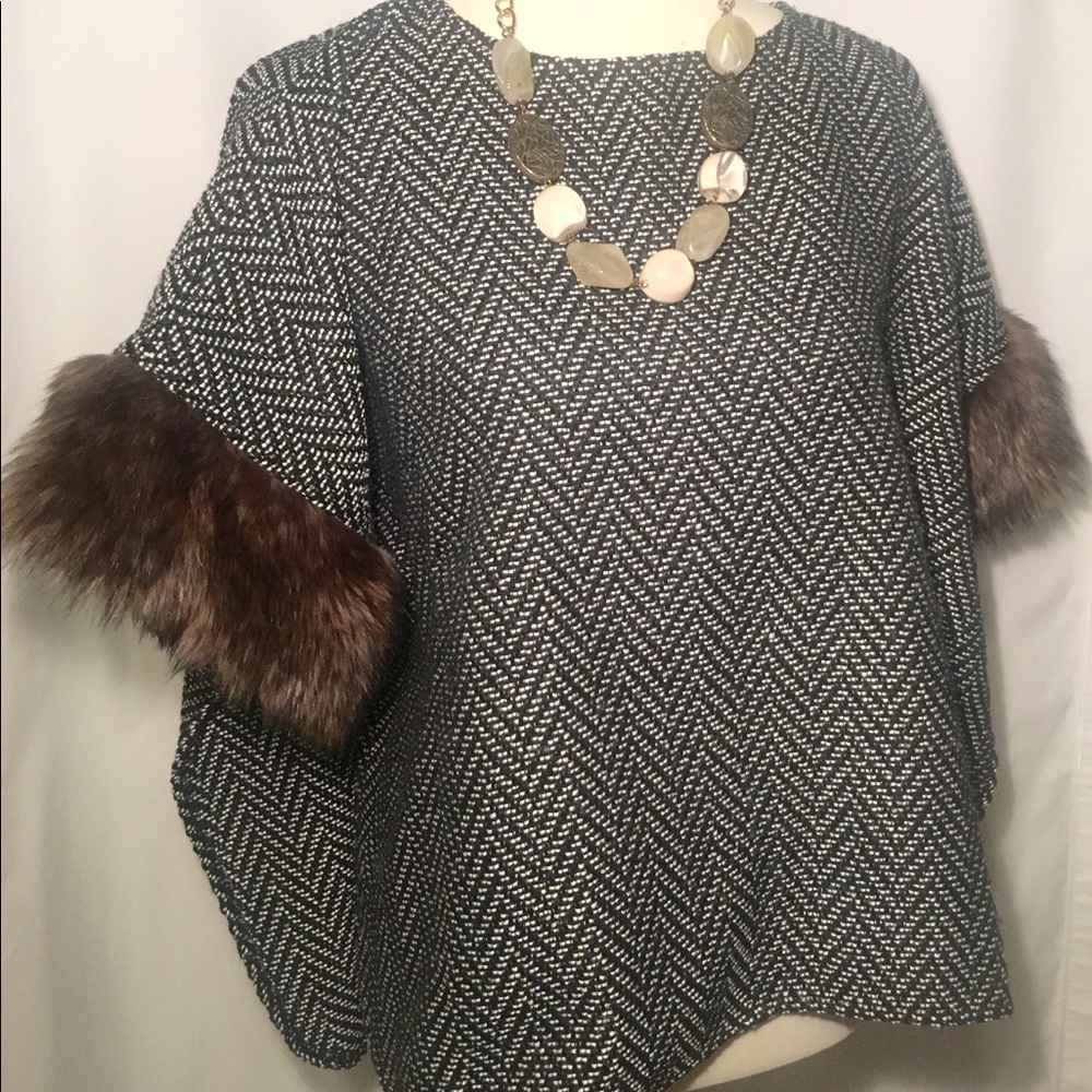 Herringbone Pancho